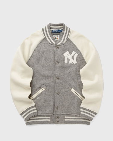 Mikina Polo by Ralph Lauren New York Yankees Ralph Lauren Cooperstown Collection Long Sleeve Varsity Sweatshirt Šedá | 710982814001, 0