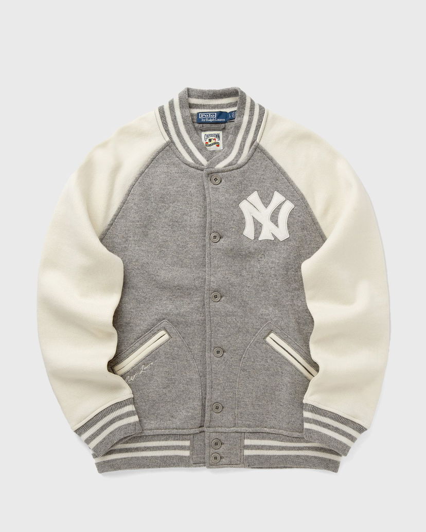 Mikina Polo by Ralph Lauren New York Yankees Ralph Lauren Cooperstown Collection Long Sleeve Varsity Sweatshirt Biela | 710982814001