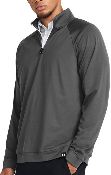 Sveter Under Armour Midlayer Quarter-Zip Long Sleeve Pullover Šedá | 1383254-025, 0