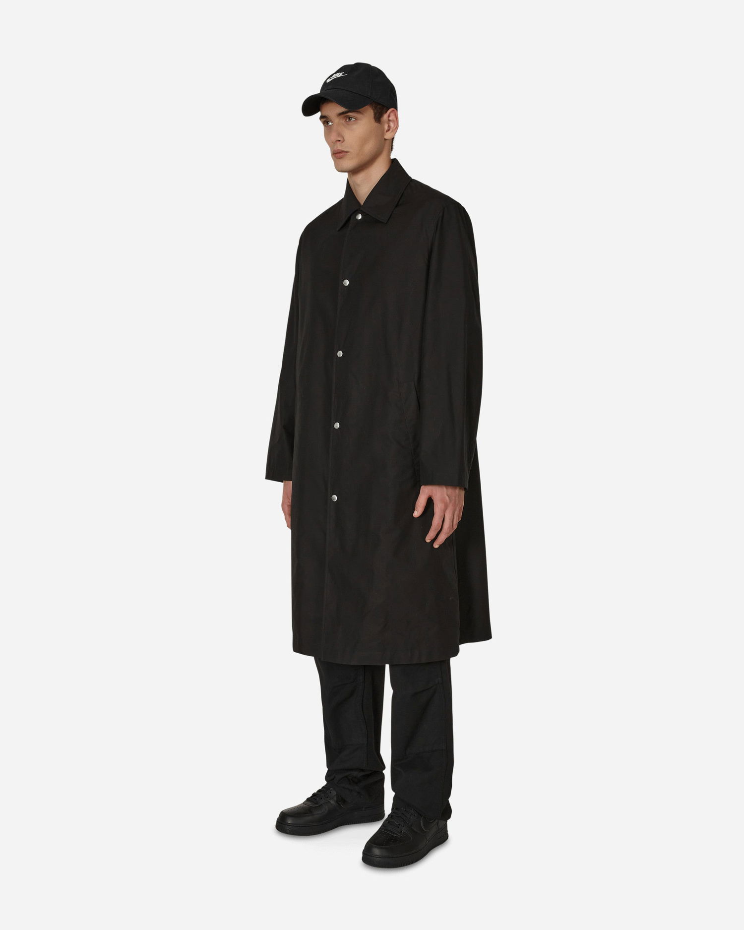 Pláštenka Jil Sander Water-Repellent Cotton Coat Čierna | J23AA0007  001, 1