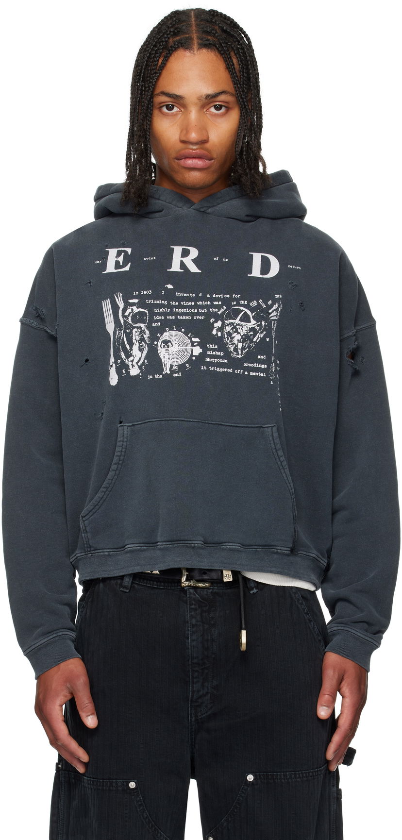 Mikina Enfants Riches Déprimés Enfants Riches Déprimés My Role in the War Hoodie Čierna | 020-461