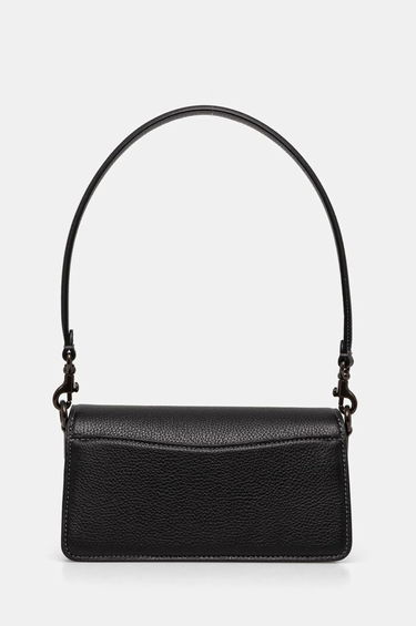 Taška cez rameno Coach Tabby Leather Shoulder Bag Čierna | CY201, 2