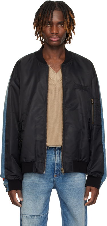 Bomber bunda Maison Margiela MM6 Maison Margiela Sports Denim Bomber Jacket Čierna | SH0AM0044 MTN038, 0