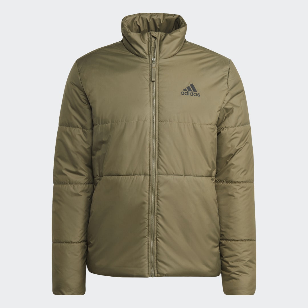 Prešívaná bunda adidas Performance 3-Stripes Insulated Jacket Zelené | HT8710, 0