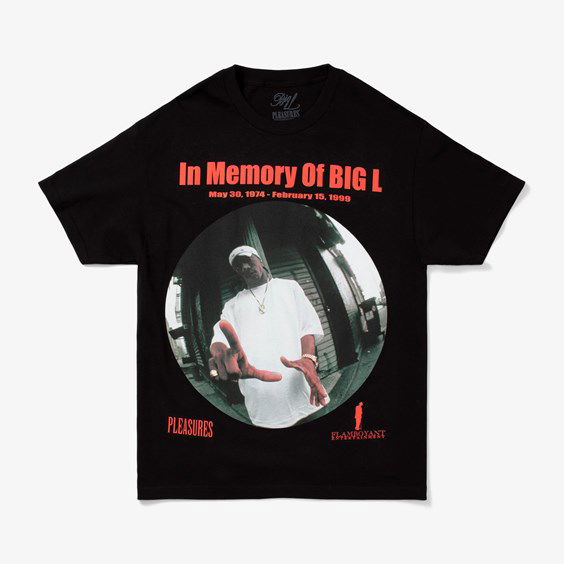 Tričko Pleasures In Memory T-shirt Čierna | P22F068-BLACK, 0