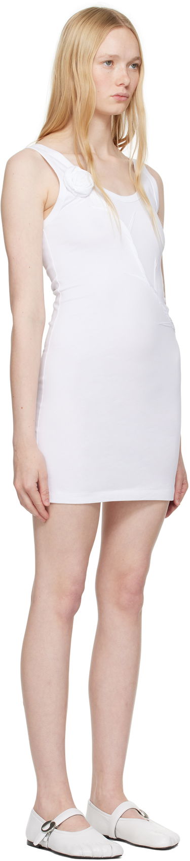 Šaty Coperni Coperni Rose Detail Tank Mini Dress Biela | DR189F5028, 1