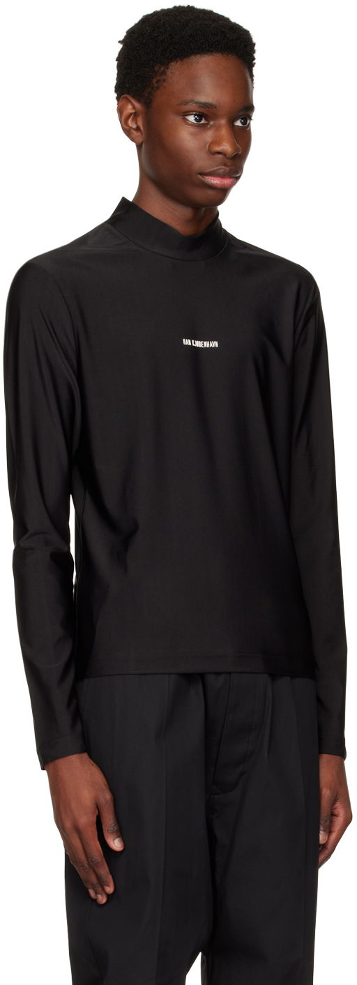 Tričko Han Kjøbenhavn Raglan Turtleneck Čierna | M-132623, 1