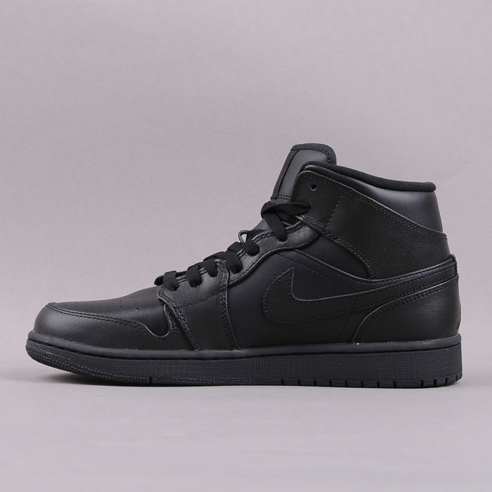 Tenisky a topánky Jordan Air Jordan 1 Mid 2013 ''Triple Black'' Čierna | 554724-010, 0