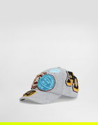 Fleece Baseball Hat With Mixed Patches