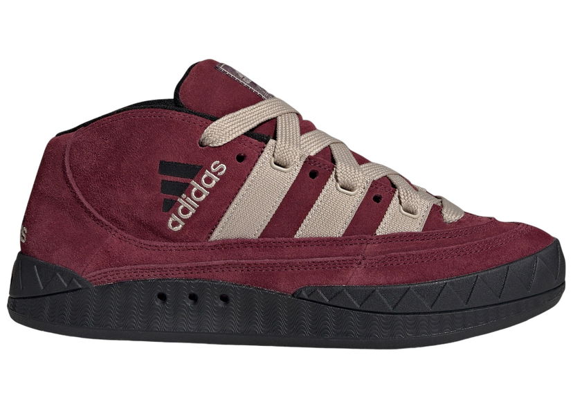 Skateboarding adidas Originals adidas Adimatic Mid Maroon Wonder Beige Core Black Červená | IF8790