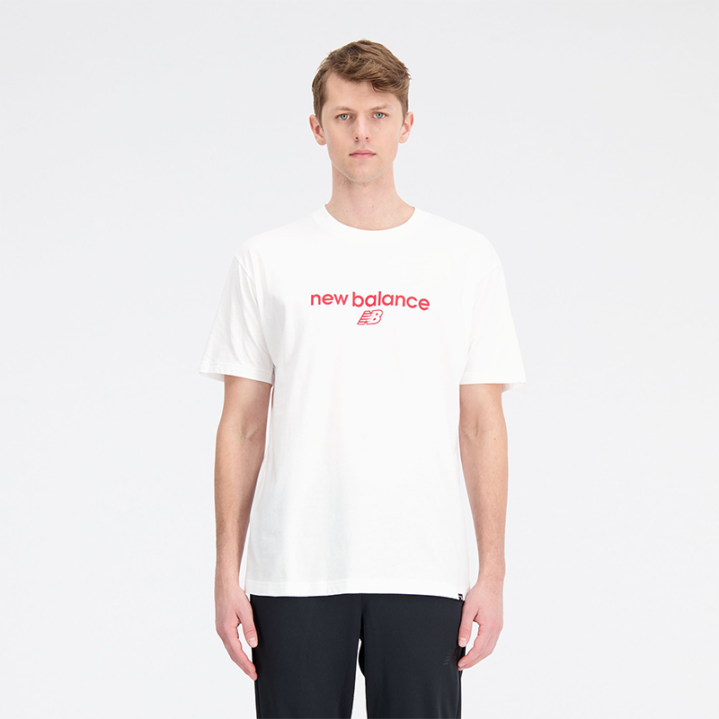 Tričko New Balance Tee Biela | MT33529WT, 0