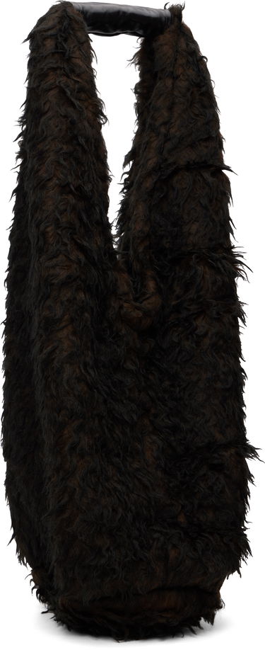 Tote bag OUR LEGACY OUR LEGACY Drip Faux Fur Tote Čierna | A4258DO, 2