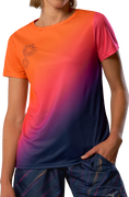 Fireworks Print Athletic T-Shirt Hanabi