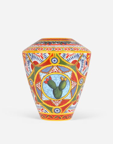 Home decor Dolce & Gabbana Dolce & Gabbana Large Amphora Porcelain Vase Rôznofarebný | TCC198TCAMVUC067, 3