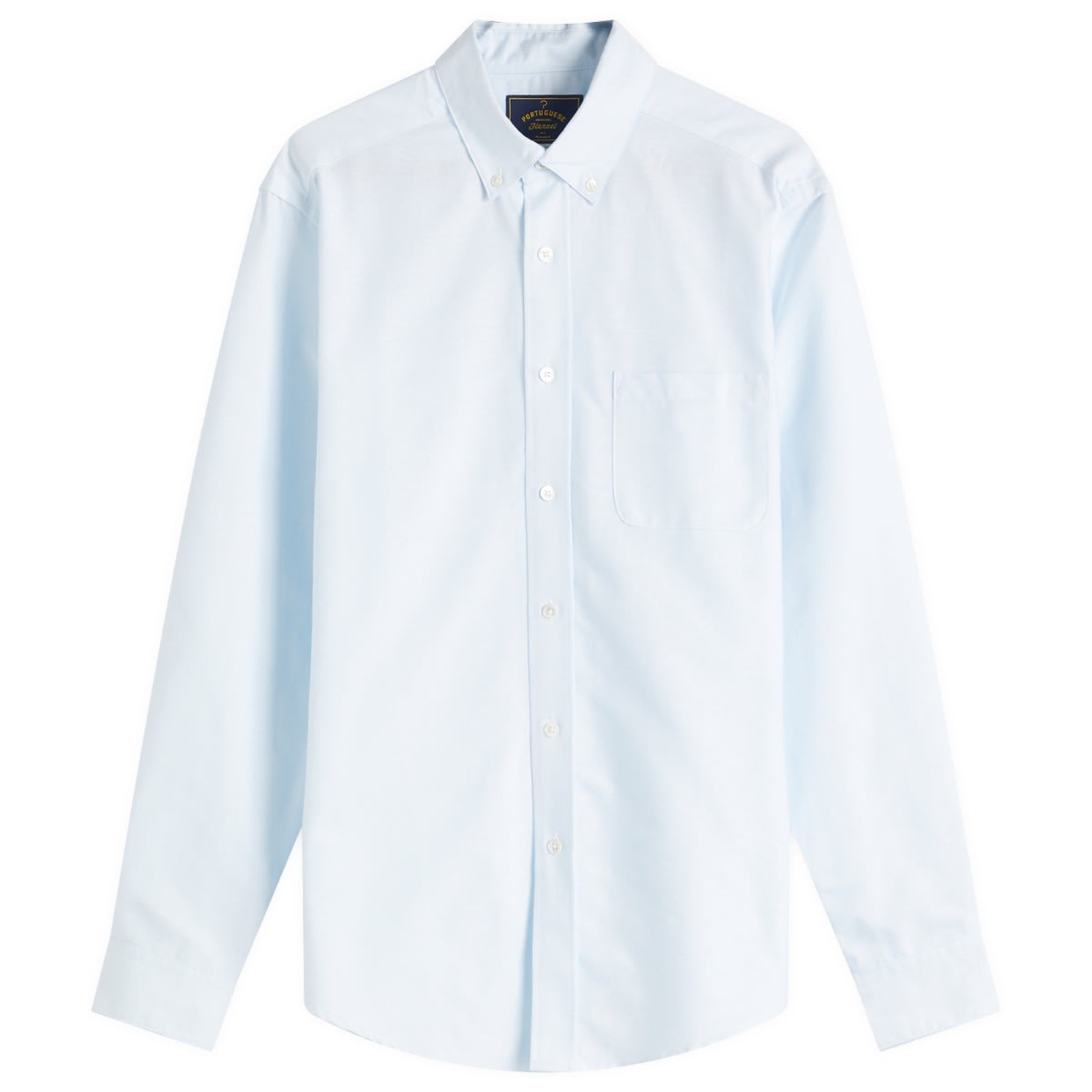 Košeľa Portuguese Flannel Portuguese Flannel Belavista Oxford Shirt, Size Large Modrá | pf-blvs-lbl, 1