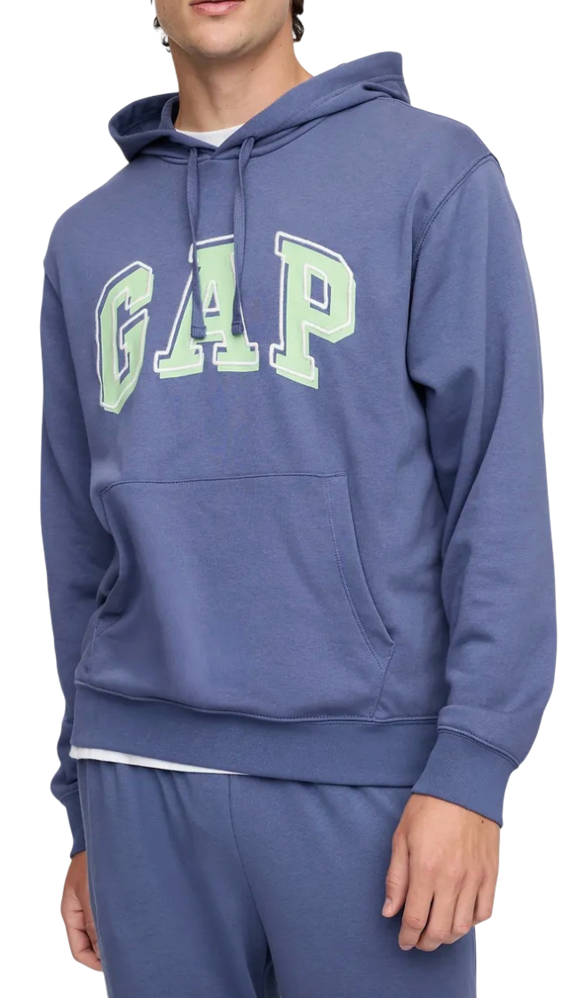 Mikina GAP French Terry Logo Hoodie Modrá | 868460-06