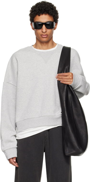 Mikina Entire Studios Entire Studios Box Crew Sweatshirt Šedá | ES2126SI, 0