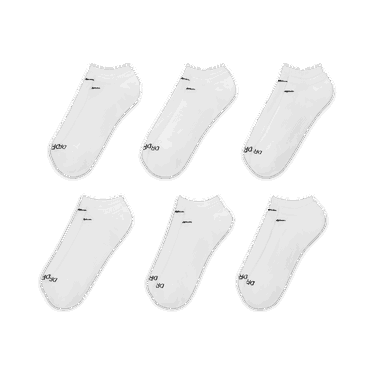 Ponožky Nike Everyday Plus Cushioned Training No-Show Socks 6-Pack Biela | sx6898-100, 3