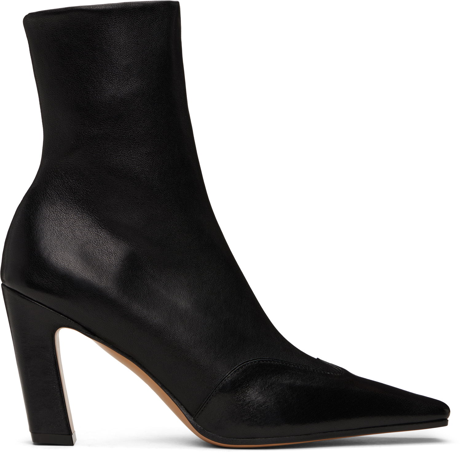 Tenisky a topánky Khaite Khaite Nevada Stretch High Heel Boots Čierna | F1067-836, 0