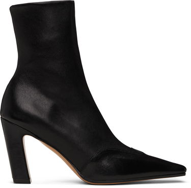 Tenisky a topánky Khaite Khaite Nevada Stretch High Heel Boots Čierna | F1067-836, 0