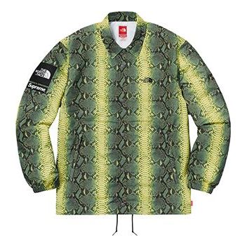 Vetrovka Supreme Taped Seam Coaches Jacket by Supreme x The North Face Zelené | SUP-SS18-385