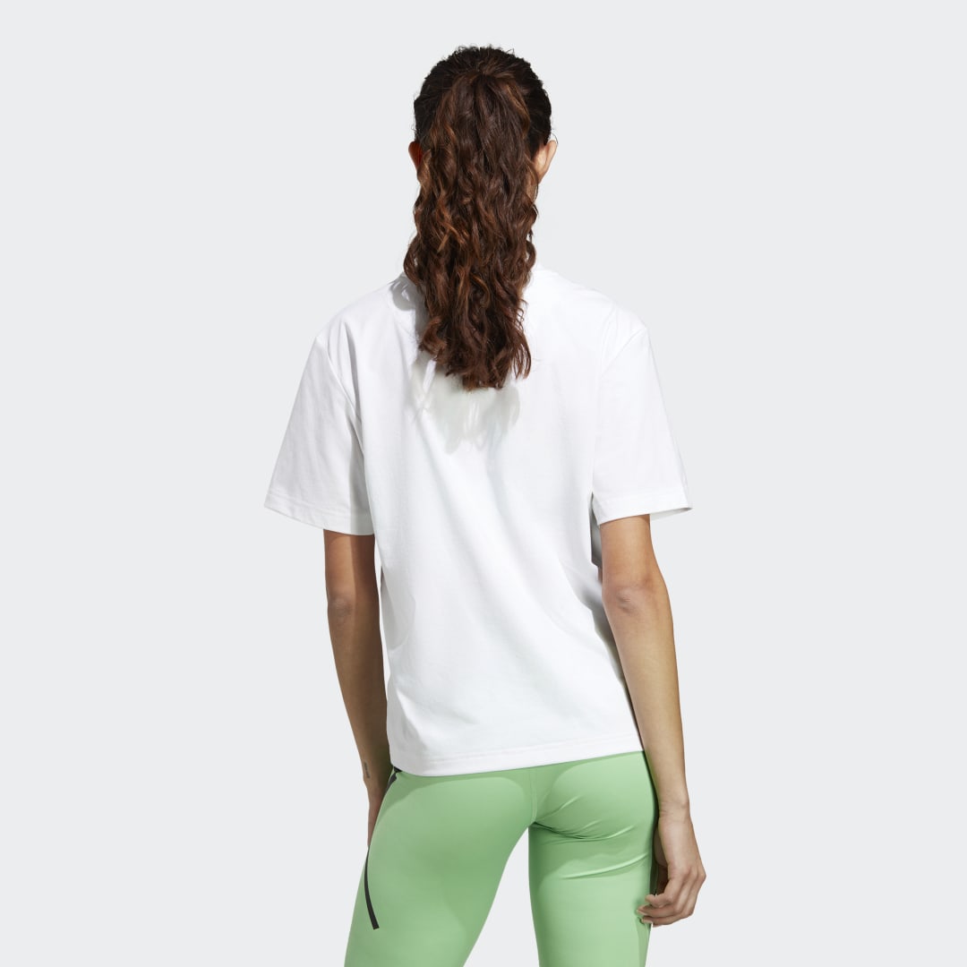 Tričko adidas Originals by Stella McCartney TrueCasuals Regular Sportswear Tee Biela | HR9167, 1