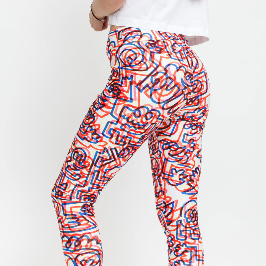 x Mr. Doodle Printed Women´s Leggings