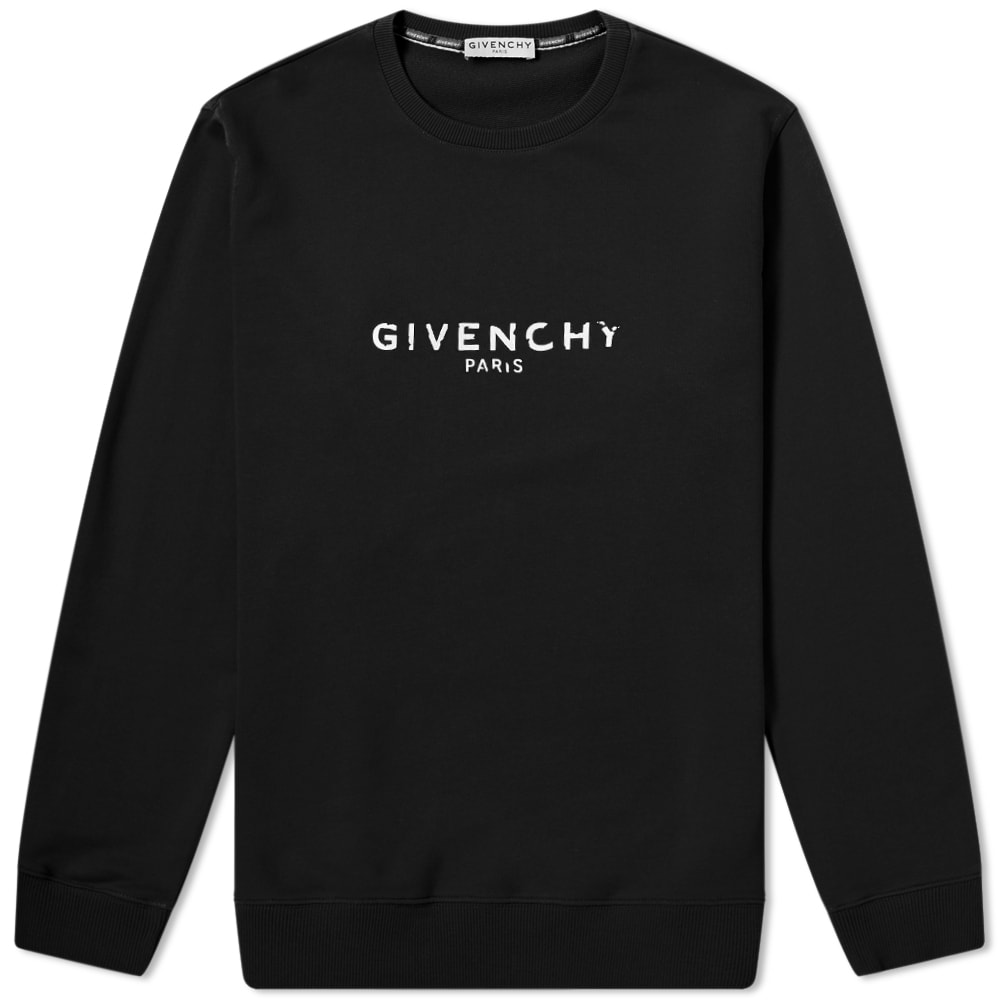 Mikina Givenchy Paris Logo Sweat Čierna | BM700U30AF-001, 0