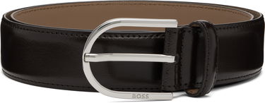 Opasok BOSS Leather Belt Čierna | 50548346, 1