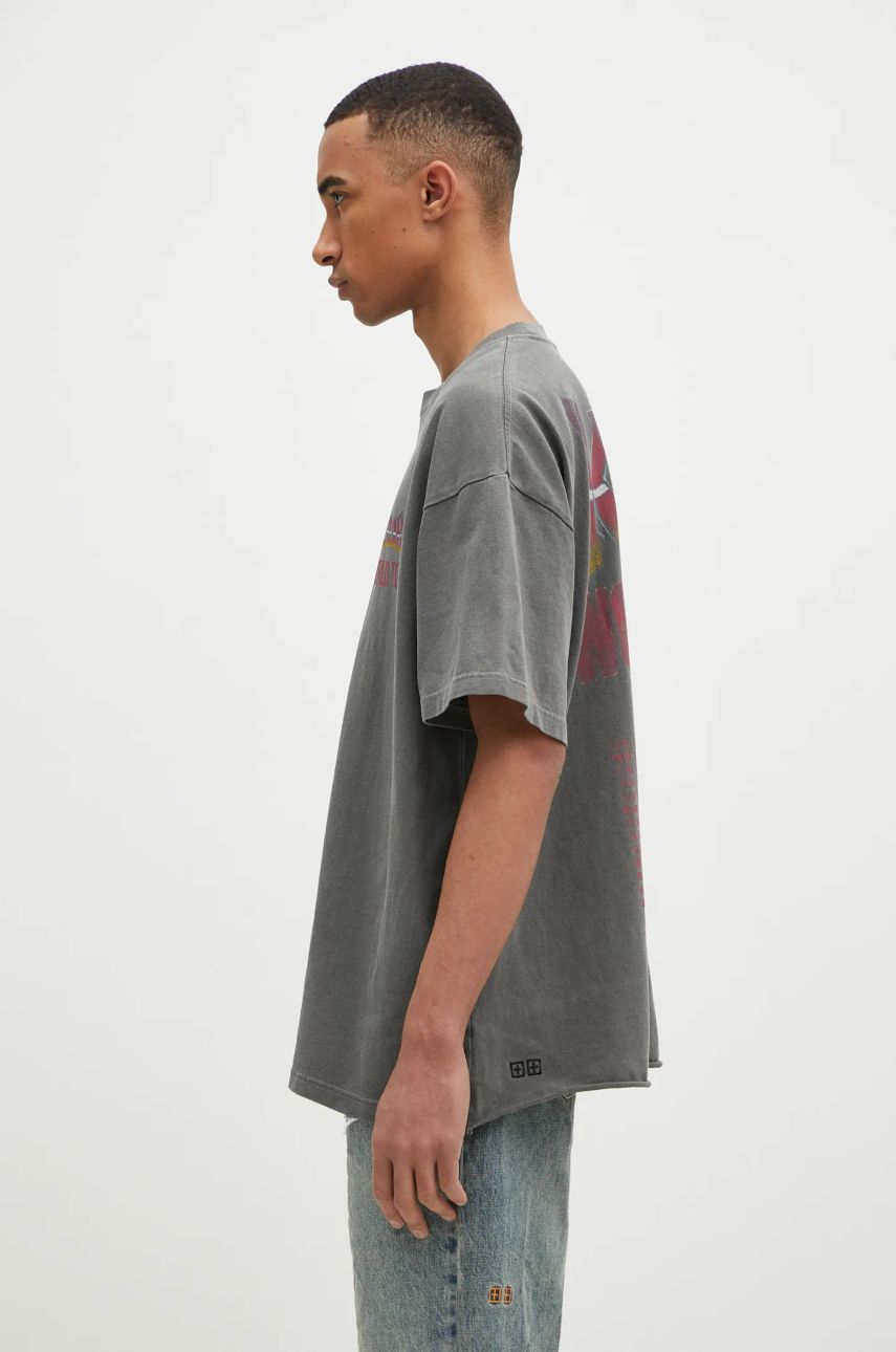 Tričko Ksubi KSUBI Global Ekcess Graphic T-Shirt Šedá | MPS25TE016, 1