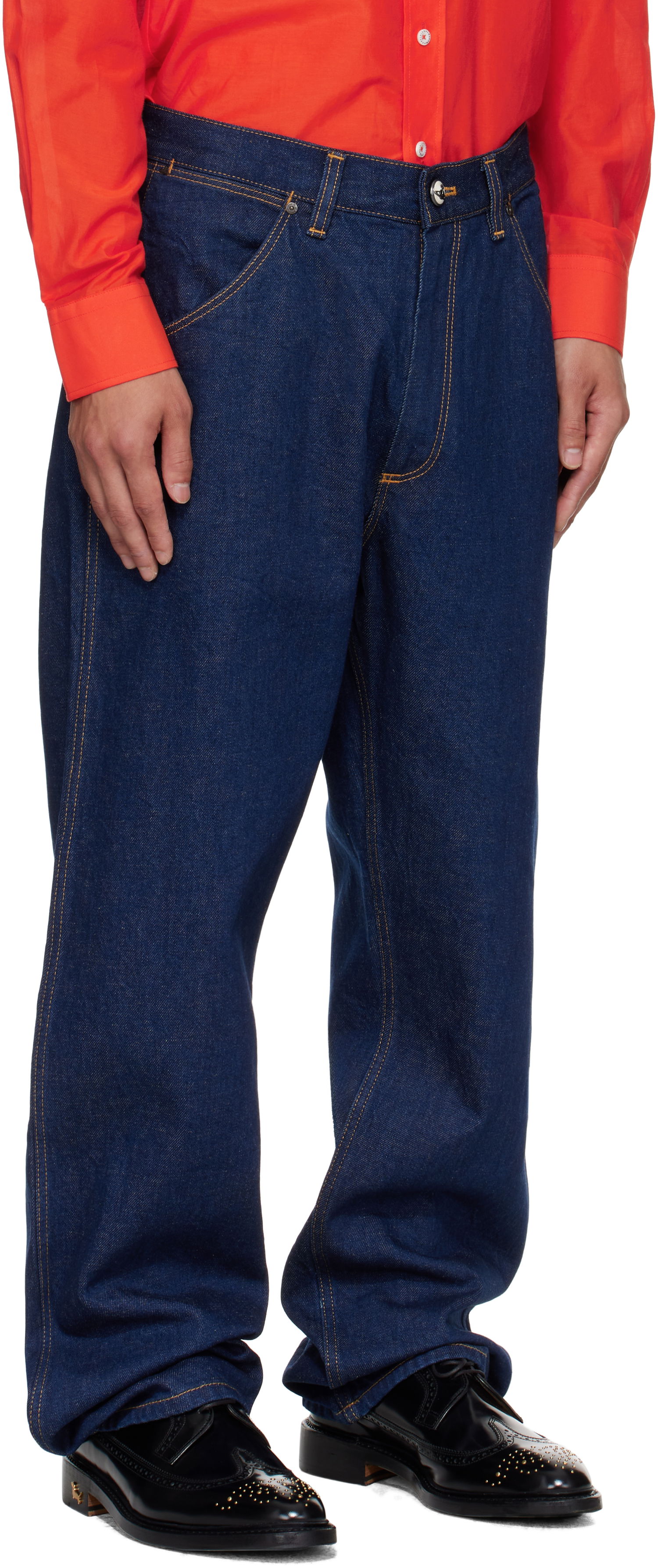 Džínsy Vivienne Westwood Vivienne Westwood Baggy Jeans Modrá | 3902000P-W0162-, 1