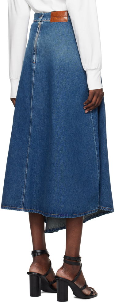 Sukňa Max Mara Max Mara Denim Midi Skirt Modrá | 2425106071600, 2
