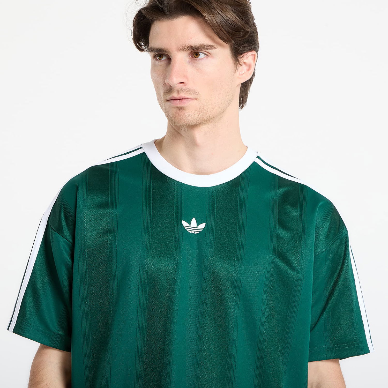Tričko adidas Originals Adicolor Jacquard Jersey T-shirt Zelené | KD5834, 1