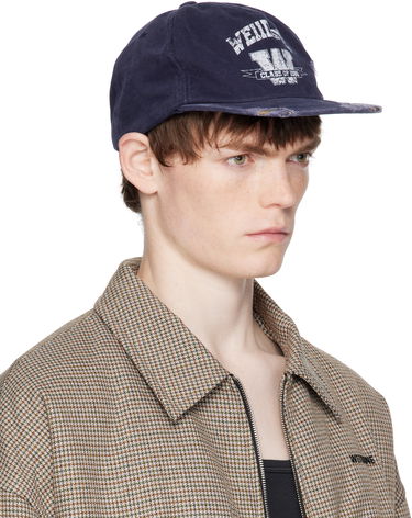 Šiltovka We11done We11done Distressed Collegiate Cap Navy | WD-AH2-25-407-U-NV, 1