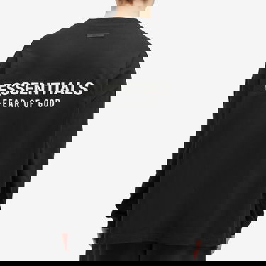 Tričko Fear of God Core Logo Jersey Long Sleeve T-Shirt Čierna | 125HO244370F, 3