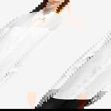 Košeľa Helmut Lang Sheer Panel Shirt, Size Large Biela | N09HW504-100, 2