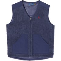 Vesta Polo by Ralph Lauren Hi-Pile Fleece Vest Navy | 710917546002, 1