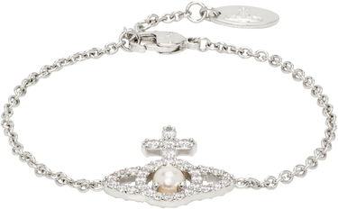 Náramok Vivienne Westwood Olympia Pearl Chain Bracelet Metalická | 6102021E-02P132-SM, 0