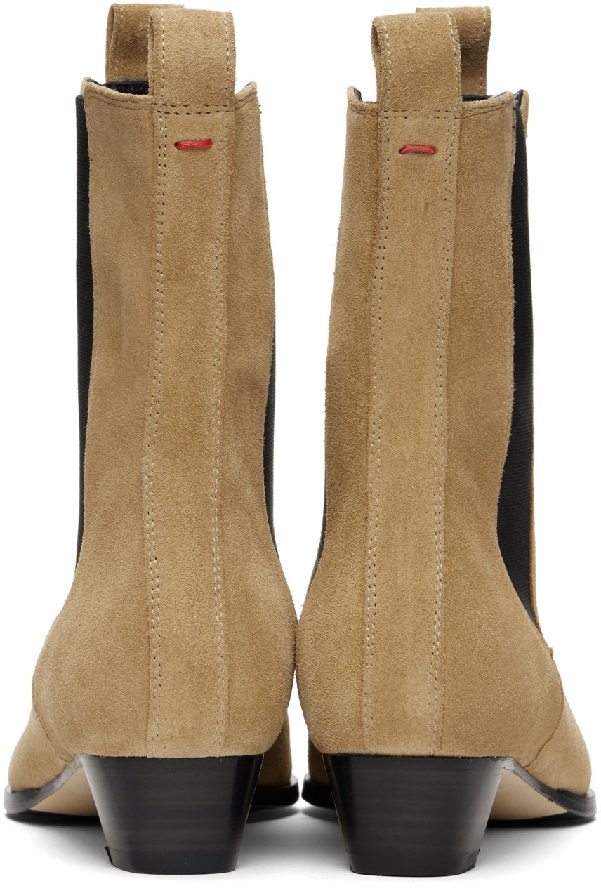 Oblečenie Aeyde Aeyde Kiki Suede Chelsea Boots Béžová | A11-AB-PLYP30BL124-FW24-974-022, 1