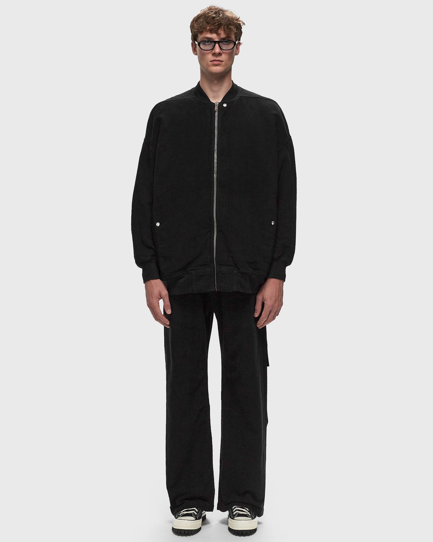 Bomber bunda Rick Owens DRKSHDW WOVEN PADDED BOMBER-JUMBO FLIGHT Čierna | DU02D2776-MO-09, 1
