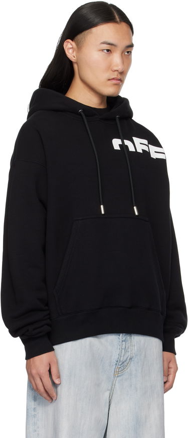 Mikina Off-White Split Logo Hoodie Čierna | OMBB085S25FLE00G1001, 1