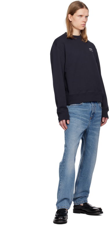 Džínsy AMI AMI Paris Tapered Fit Jeans Modrá | HTR103.DE0046, 3