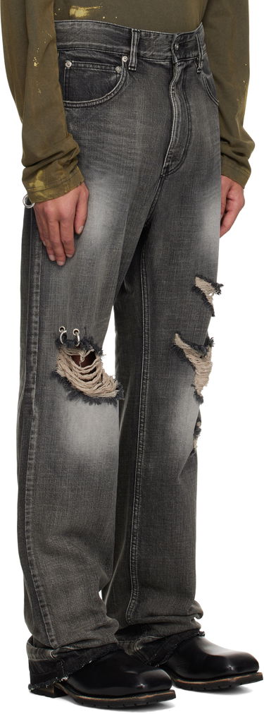 Džínsy We11done We11done Ripped Jeans Šedá | WD-DP1-25-339-M-BK, 1