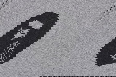 Mikina BAPE Bape x OVO Shark Full Zip Hoodie Grey Šedá | 0ZXSWM115904J-GRA, 3