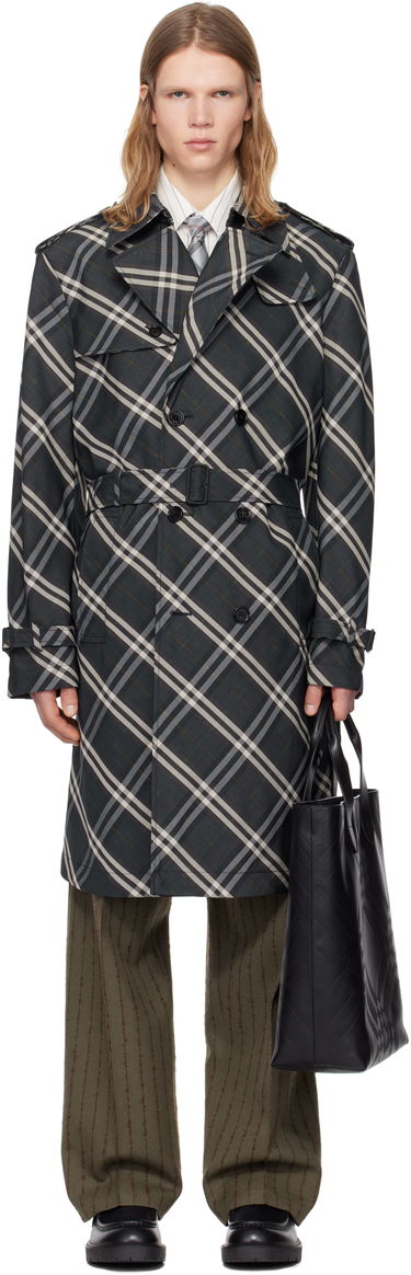 Trenčkot Burberry Burberry Long Check Trench Coat Rôznofarebný | 8101230, 0