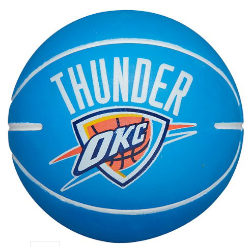 Športový doplnok Wilson Tennis Dribblers Basketball Oklahoma City Thunder Modrá | wtb1100ok