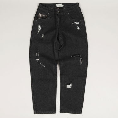 Džínsy Dime Baggy Denim Pants with Ripped Detailing Čierna | DIMEHO2416BLK, 1
