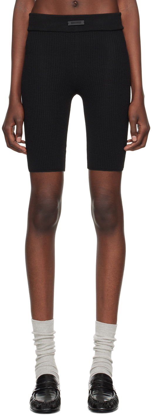Šortky Fear of God Fear of God ESSENTIALS Waffle Shorts Čierna | 192BT247260FW, 0