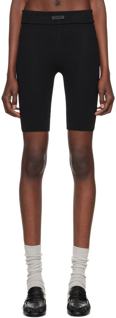 Šortky Fear of God Fear of God ESSENTIALS Waffle Shorts Čierna | 192BT247260FW, 0