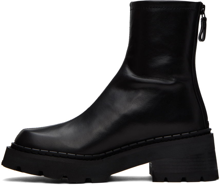 BY FAR Alister Leather Ankle Boots